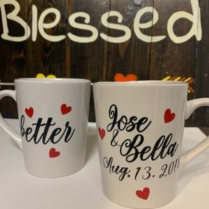 Valentines Day Coffee Mug Set